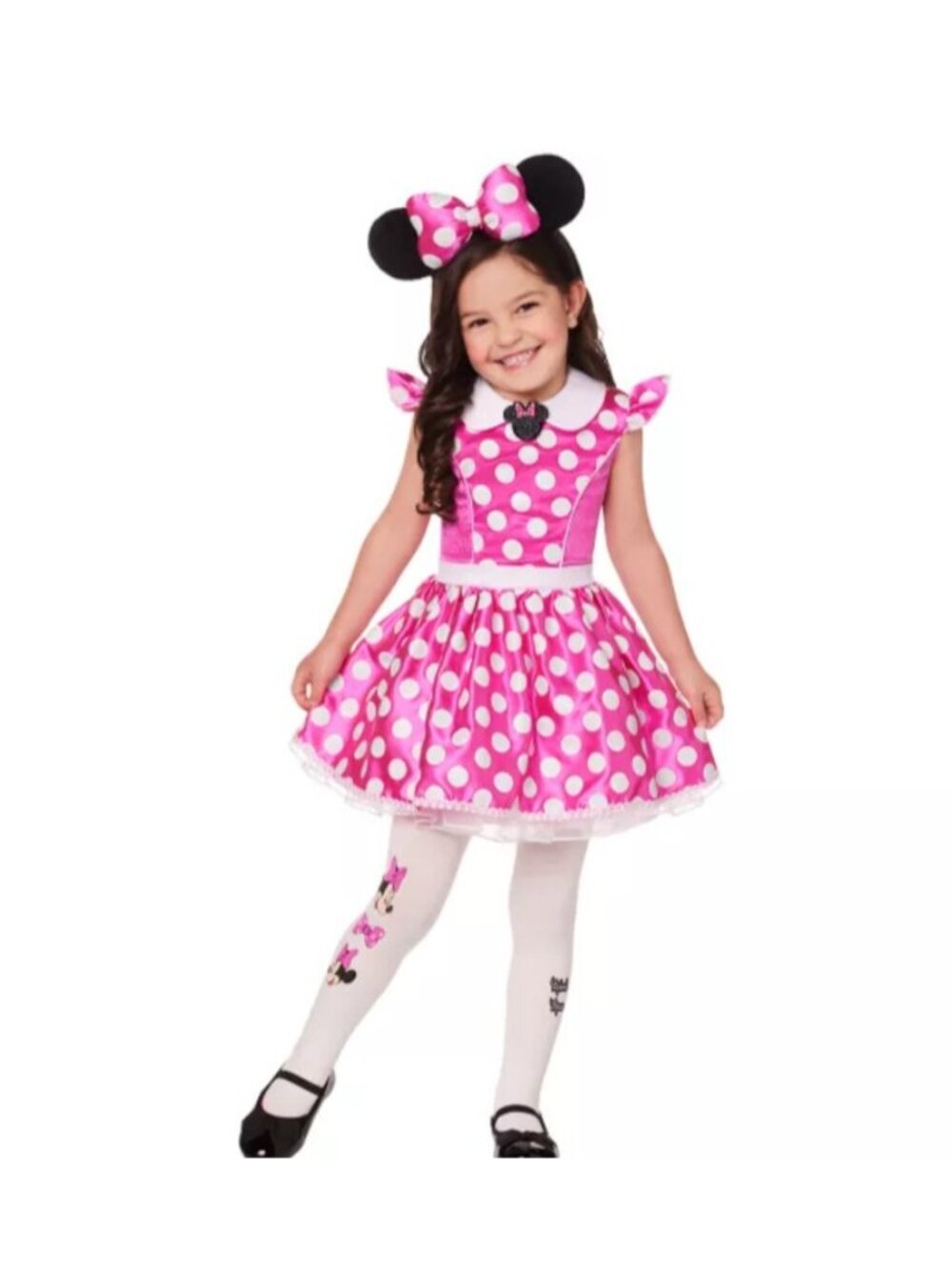 Toddler Minnie Mouse Dress Costume with Ears - Mickey and Friends Size 2T EUC